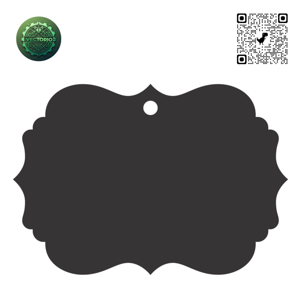 HANG TAG 91 vector design for laser cutting and engraving