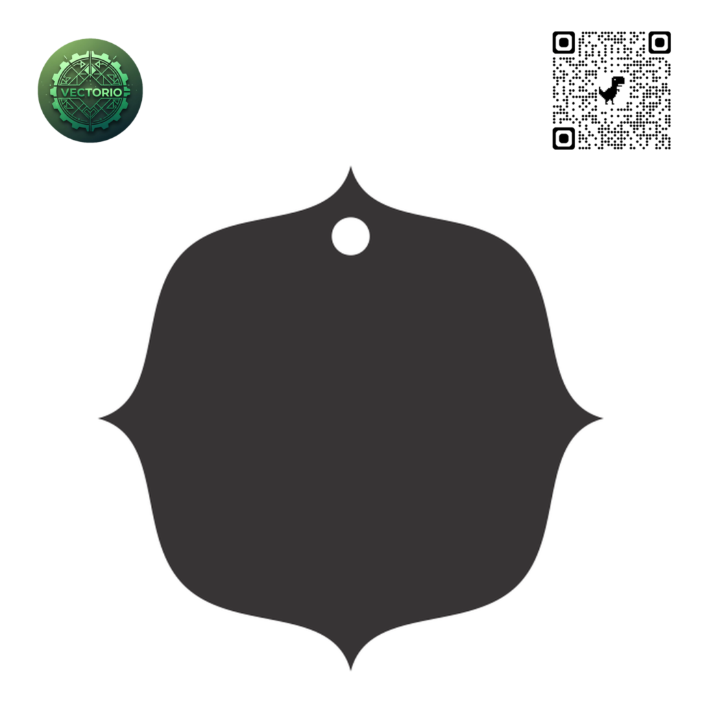 HANG TAG 96 vector design for laser cutting and engraving