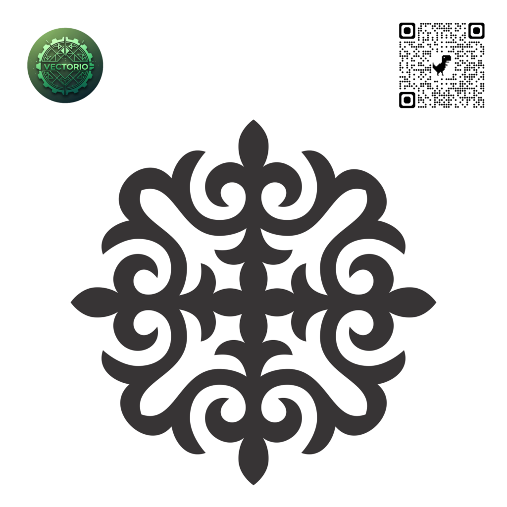 MANDALA 121 vector design for laser cutting and engraving