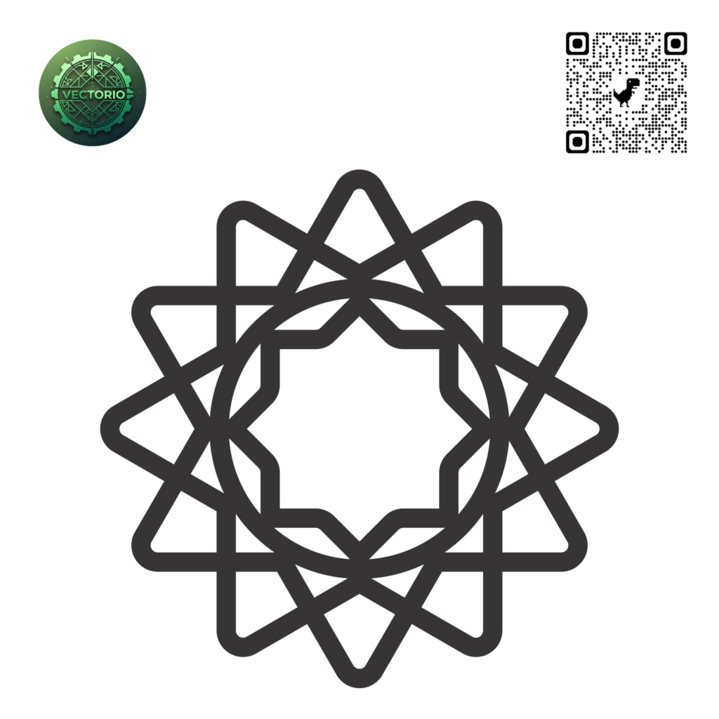 MANDALA 50 vector design for laser cutting and engraving