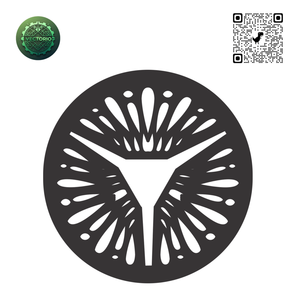 MANDALA 95 vector design for laser cutting and engraving