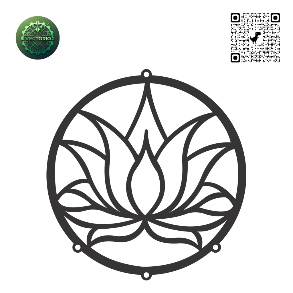 MANDALA FOR DREAMCATCHER 20 vector design for laser cutting and engraving