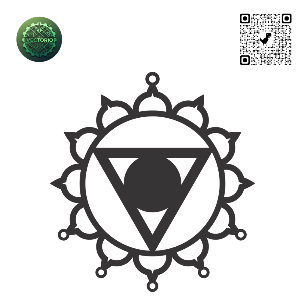 MANDALA FOR DREAMCATCHER 31 vector design for laser cutting and engraving