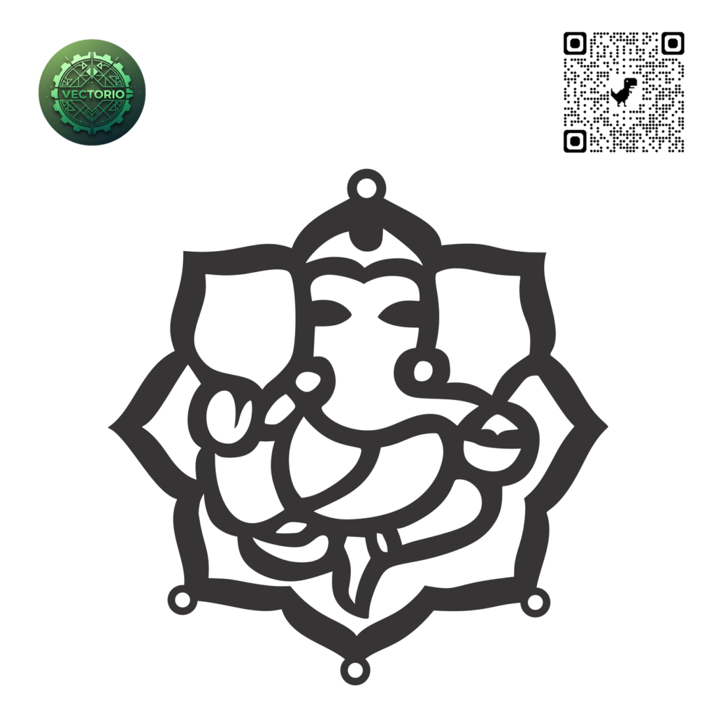 MANDALA FOR DREAMCATCHER 34 vector design for laser cutting and engraving