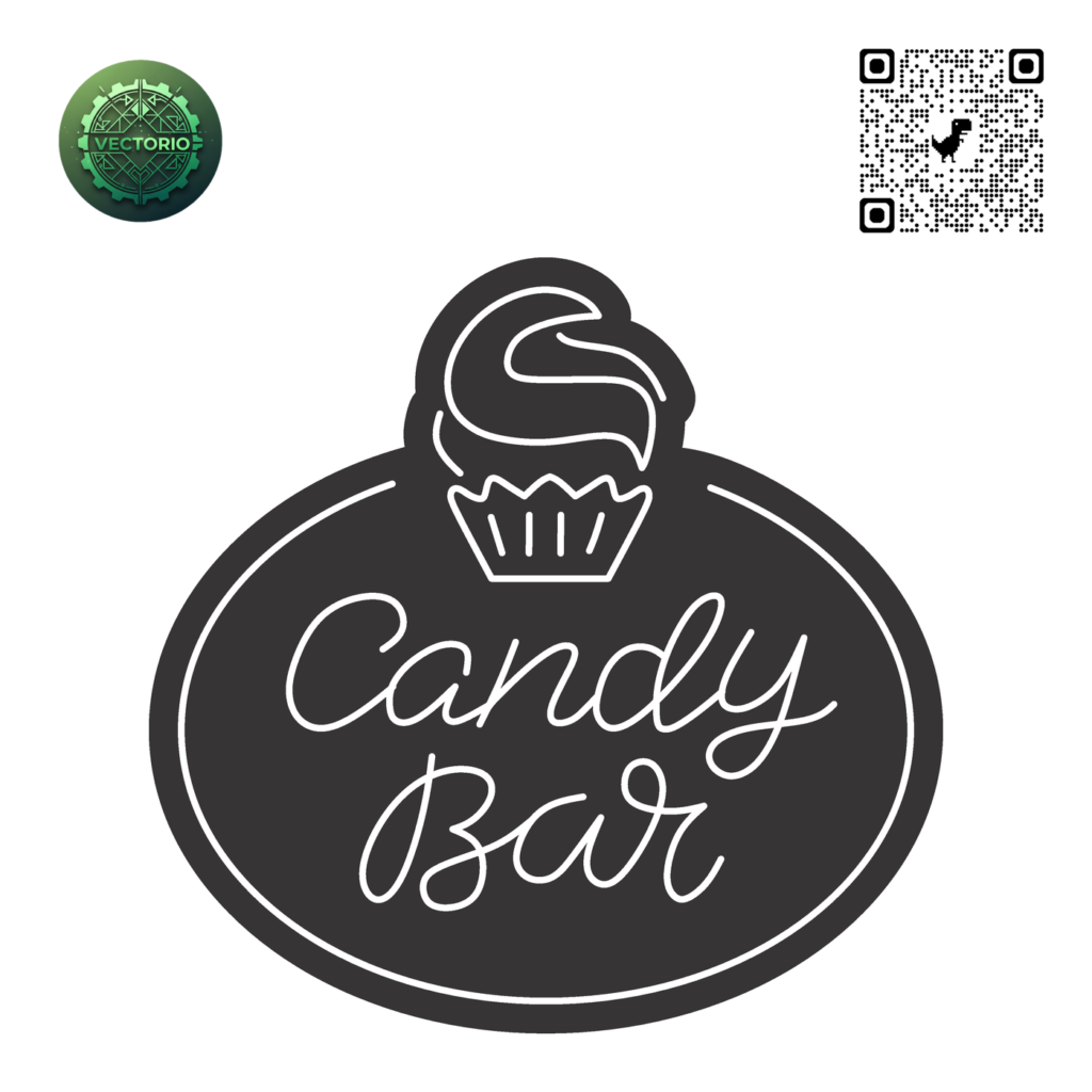 NEON LED - CANDYBAR vector design for laser cutting and engraving