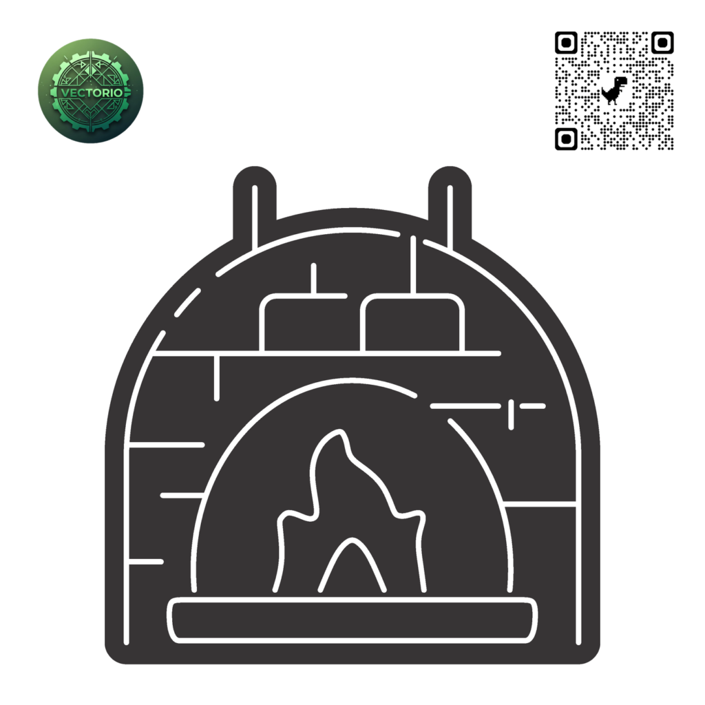 NEON LED - HORNO DE BARRO vector design for laser cutting and engraving