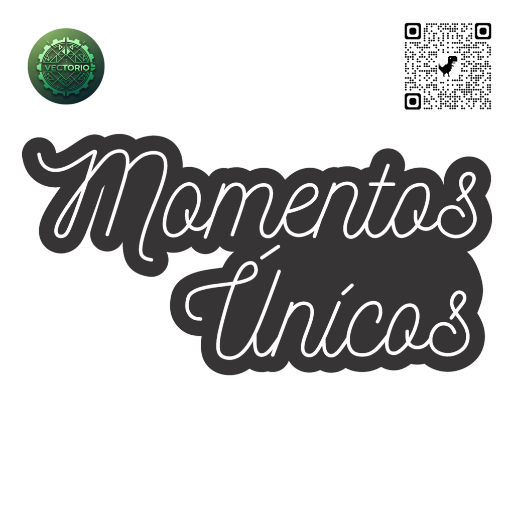 NEON LED - MOMENTOS UNICOS vector design for laser cutting and engraving