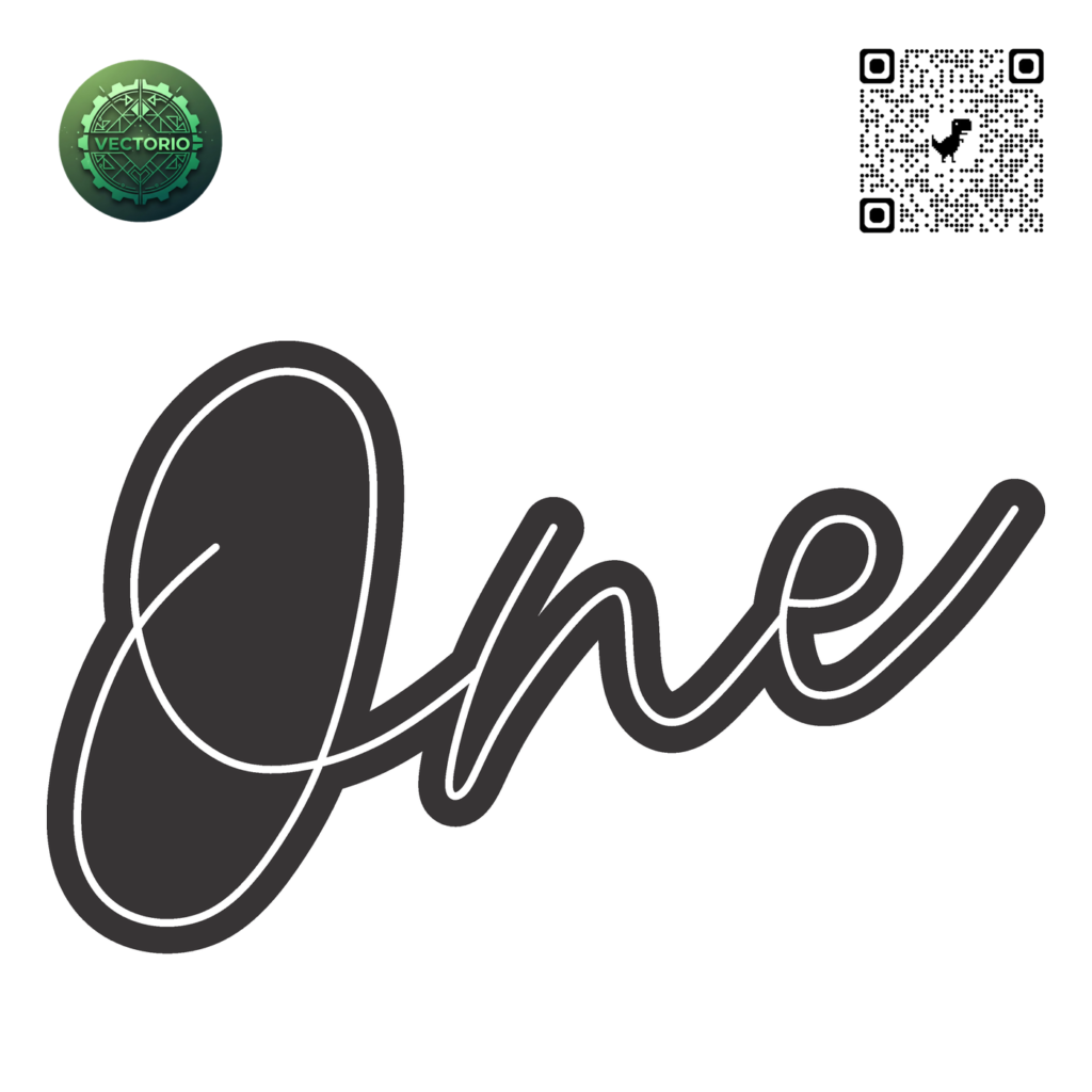 NEON LED - ONE vector design for laser cutting and engraving