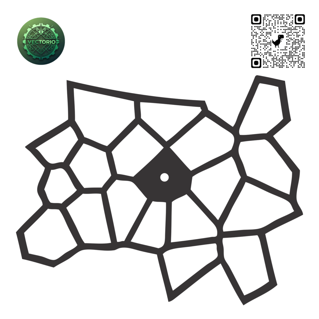 ABSTRACT WALL CLOCK 1 vector design for laser cutting and engraving