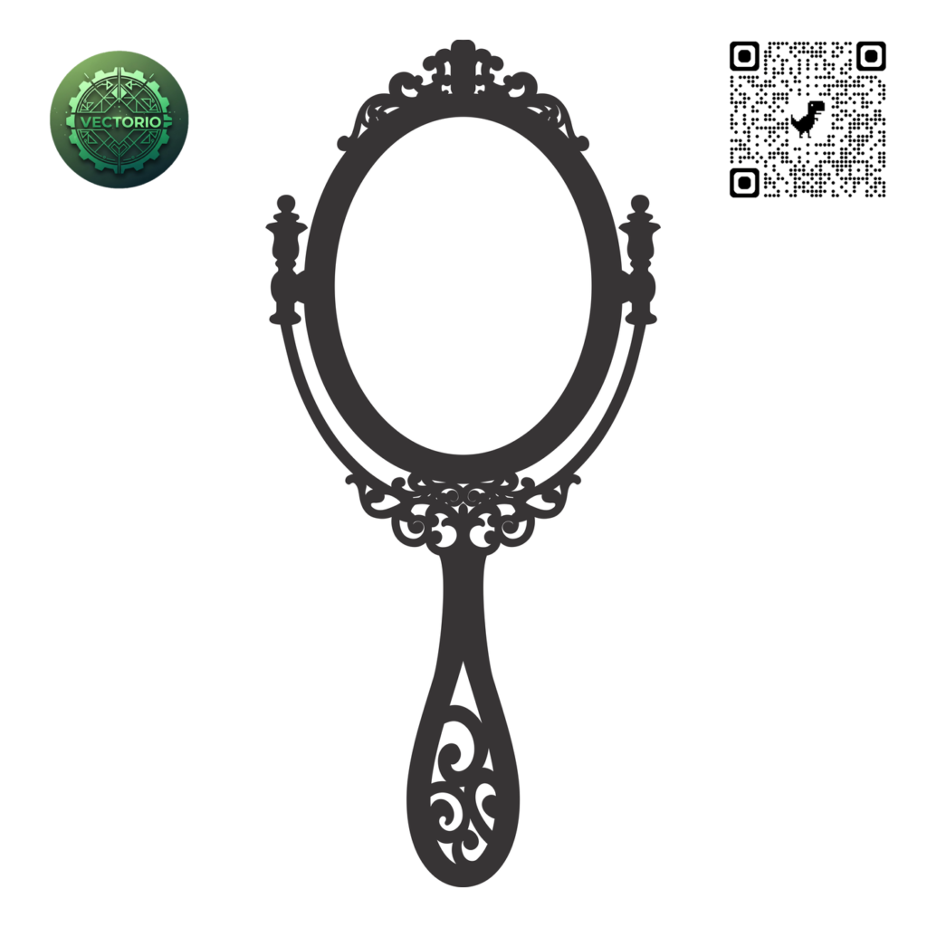 DECORATIVE HAND FRAME 2 vector design for laser cutting and engraving