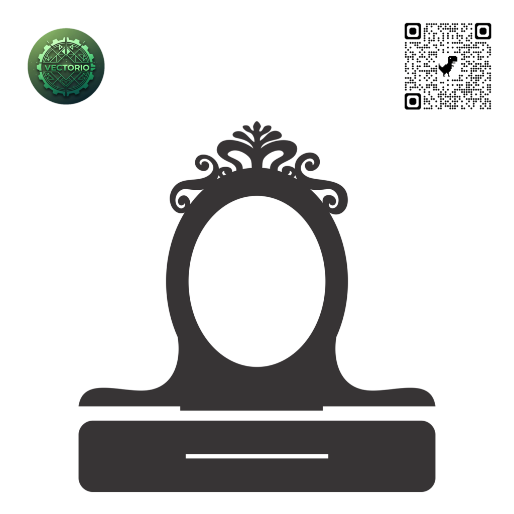 DECORATIVE TABLETOP FRAME 2 vector design for laser cutting and engraving