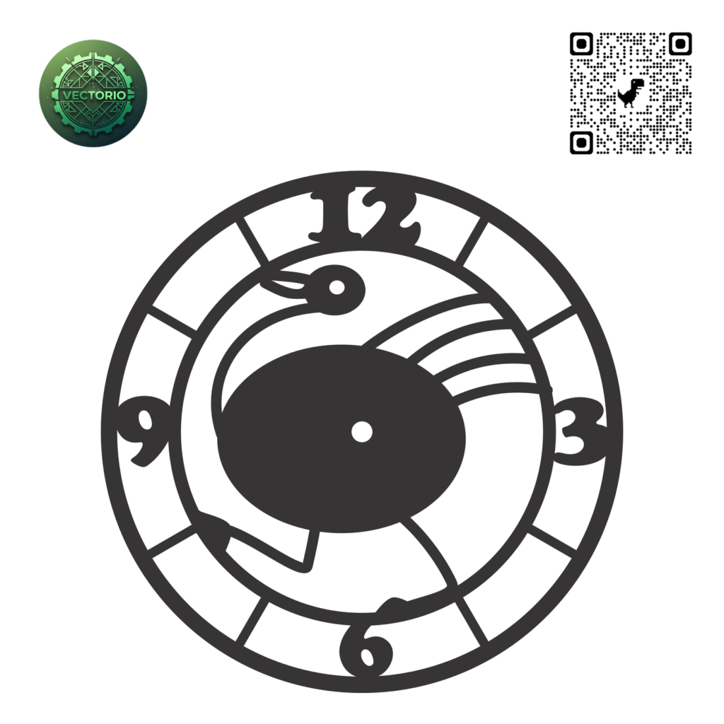 ETNIC WALL CLOCK 2 vector design for laser cutting and engraving