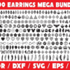 1200 Earrings Mega Vector Pack - Laser Cut & CNC Files (CDR, DXF, SVG, EPS, AI)