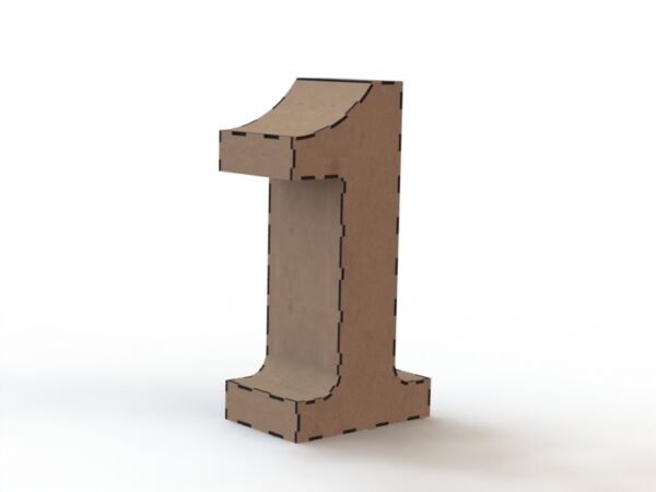 3D Numbers 0-9 Vector Pack - Laser Cut & CNC Files (CDR, DXF, SVG, EPS, AI)