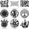 2019-02-12 (2) 140 Wall Clock Vector Pack - Laser Cut & CNC Files (CDR, DXF, SVG, EPS, AI)