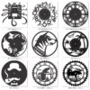 2019-02-12 (8) 140 Wall Clock Vector Pack - Laser Cut & CNC Files (CDR, DXF, SVG, EPS, AI)