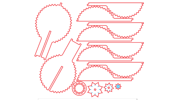 2019-02-15 (1) 5 Cactus 3D Models Vector Pack - Laser Cut & CNC Files (CDR, DXF, SVG, EPS)