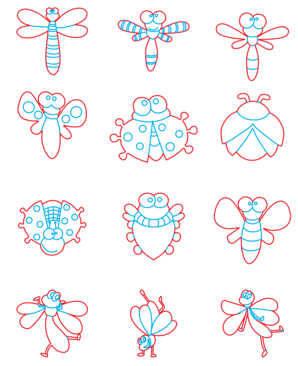2019-08-23 (1) 240 Cute Animals Figures Vector Pack - Laser Cut & CNC Files (CDR, DXF, SVG, EPS, AI)