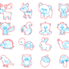 2019-08-23 (3) 240 Cute Animals Figures Vector Pack - Laser Cut & CNC Files (CDR, DXF, SVG, EPS, AI)