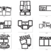 70 Mom & Family Photo Frames Vector Pack - Laser Cut & CNC Files (CDR, DXF, SVG, EPS, AI)