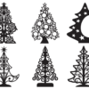 54 Christmas Tree Vector Pack - Laser Cut & CNC Files (CDR, DXF, SVG, EPS, AI)