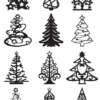 54 Christmas Tree Vector Pack - Laser Cut & CNC Files (CDR, DXF, SVG, EPS, AI)