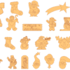 250 Christmas Figures Vector Pack - Laser Cut & CNC Files (CDR, DXF, SVG, EPS, AI)