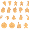 250 Christmas Figures Vector Pack - Laser Cut & CNC Files (CDR, DXF, SVG, EPS, AI)