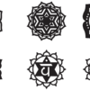 43 Spiritual Yoga Lotus Vector Pack - Laser Cut & CNC Files (CDR, DXF, SVG, EPS, AI)