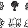 43 Spiritual Yoga Lotus Vector Pack - Laser Cut & CNC Files (CDR, DXF, SVG, EPS, AI)