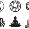 43 Spiritual Yoga Lotus Vector Pack - Laser Cut & CNC Files (CDR, DXF, SVG, EPS, AI)