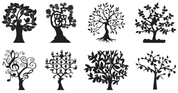60 Tree of Life Vector Pack - Laser Cut & CNC Files (CDR, DXF, SVG, EPS, AI)