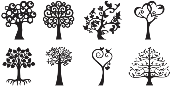 60 Tree of Life Vector Pack - Laser Cut & CNC Files (CDR, DXF, SVG, EPS, AI)