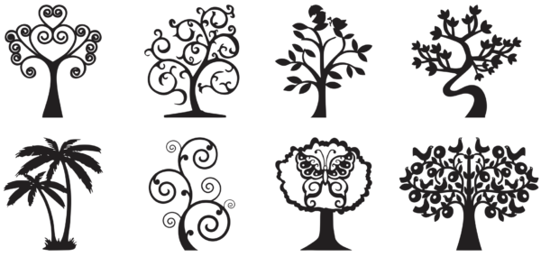 60 Tree of Life Vector Pack - Laser Cut & CNC Files (CDR, DXF, SVG, EPS, AI)