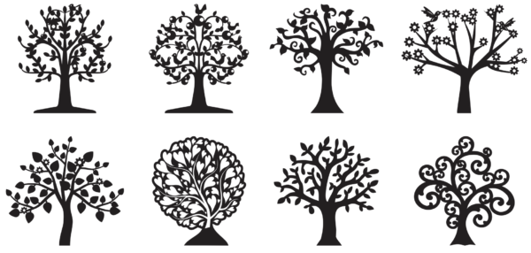 60 Tree of Life Vector Pack - Laser Cut & CNC Files (CDR, DXF, SVG, EPS, AI)