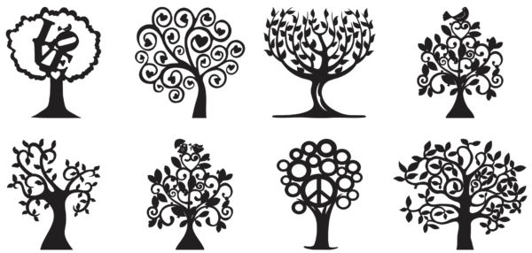 60 Tree of Life Vector Pack - Laser Cut & CNC Files (CDR, DXF, SVG, EPS, AI)