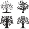 60 Tree of Life Vector Pack - Laser Cut & CNC Files (CDR, DXF, SVG, EPS, AI)