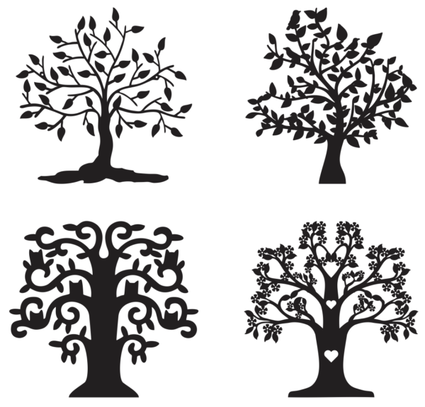 60 Tree of Life Vector Pack - Laser Cut & CNC Files (CDR, DXF, SVG, EPS, AI)