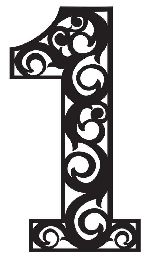 2019-11-19 (22) Ornament Numbers 0-9 Vector Pack - Laser Cut & CNC Files (CDR, DXF, SVG, EPS, AI)