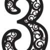 2019-11-19 (24) Ornament Numbers 0-9 Vector Pack - Laser Cut & CNC Files (CDR, DXF, SVG, EPS, AI)