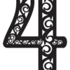 2019-11-19 (25) Ornament Numbers 0-9 Vector Pack - Laser Cut & CNC Files (CDR, DXF, SVG, EPS, AI)
