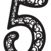 2019-11-19 (26) Ornament Numbers 0-9 Vector Pack - Laser Cut & CNC Files (CDR, DXF, SVG, EPS, AI)