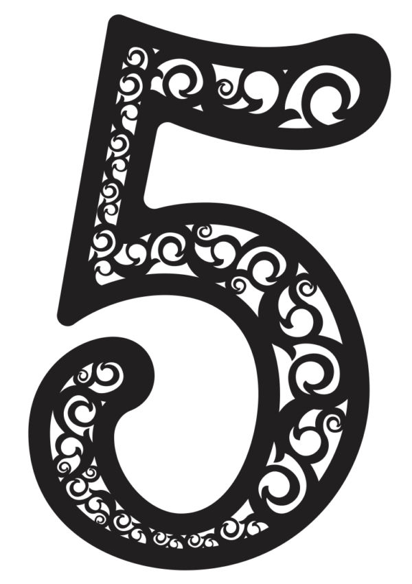 2019-11-19 (26) Ornament Numbers 0-9 Vector Pack - Laser Cut & CNC Files (CDR, DXF, SVG, EPS, AI)