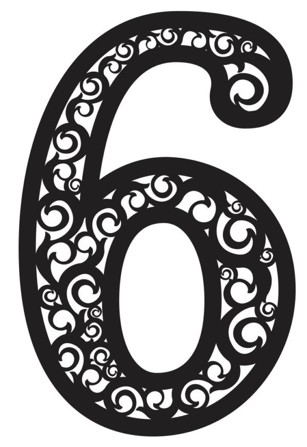 2019-11-19 (27) Ornament Numbers 0-9 Vector Pack - Laser Cut & CNC Files (CDR, DXF, SVG, EPS, AI)
