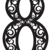2019-11-19 (29) Ornament Numbers 0-9 Vector Pack - Laser Cut & CNC Files (CDR, DXF, SVG, EPS, AI)