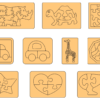 100 Puzzle For Children Vector Pack - Laser Cut & CNC Files (CDR, DXF, SVG, EPS, AI)