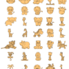 2019-11-21 (17) 240 Cute Animals Figures Vector Pack - Laser Cut & CNC Files (CDR, DXF, SVG, EPS, AI)