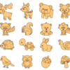 2019-11-21 (20) 240 Cute Animals Figures Vector Pack - Laser Cut & CNC Files (CDR, DXF, SVG, EPS, AI)