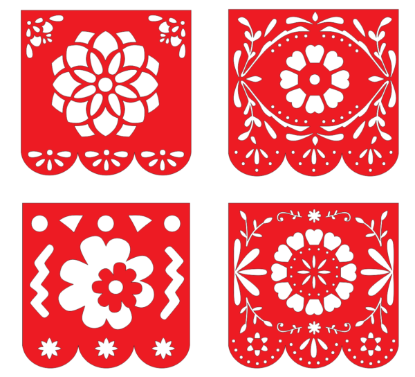 2019-11-22 (28) 40 Mexican Papel Picado Vector Pack - Laser Cut & CNC Files (CDR, DXF, SVG, EPS, AI)