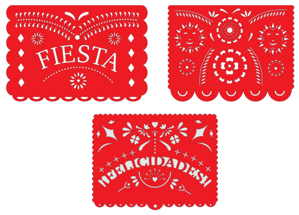2019-11-22 (29) 40 Mexican Papel Picado Vector Pack - Laser Cut & CNC Files (CDR, DXF, SVG, EPS, AI)